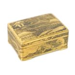 A MEIJI PERIOD JAPANESE KOMAI-STYLE IRON AND GOLD INLAID BOX