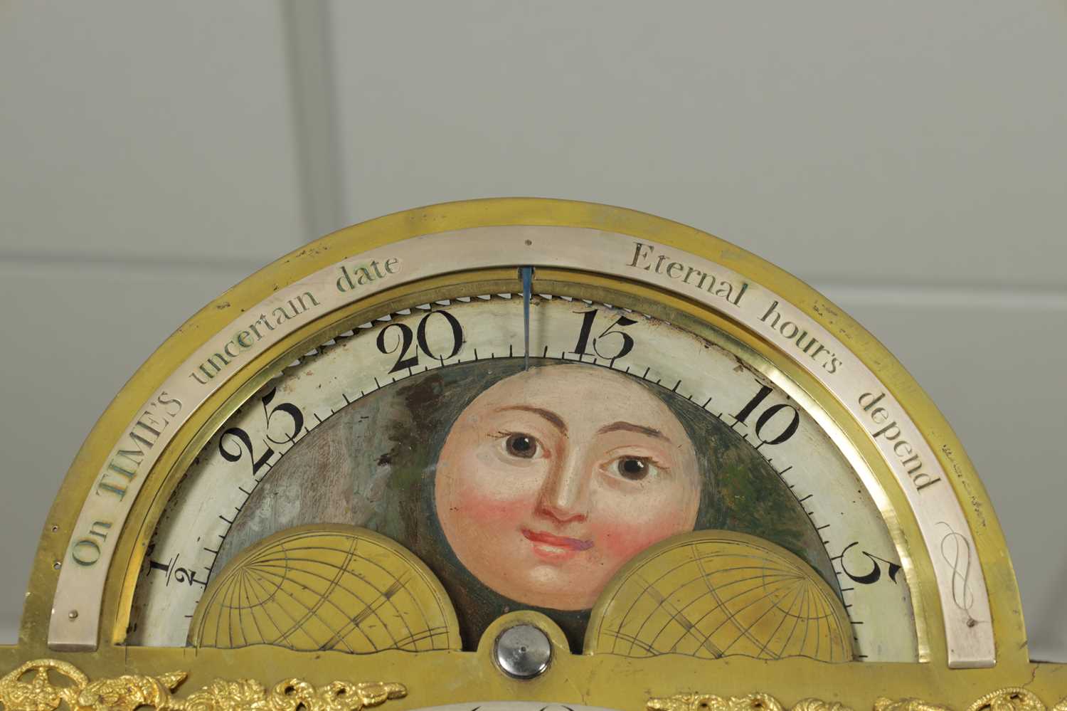 JOSEPH FINNEY, LIVERPOOL. A GEORGE III FIGURED MAHOGANY LONGCASE CLOCK - Image 3 of 16