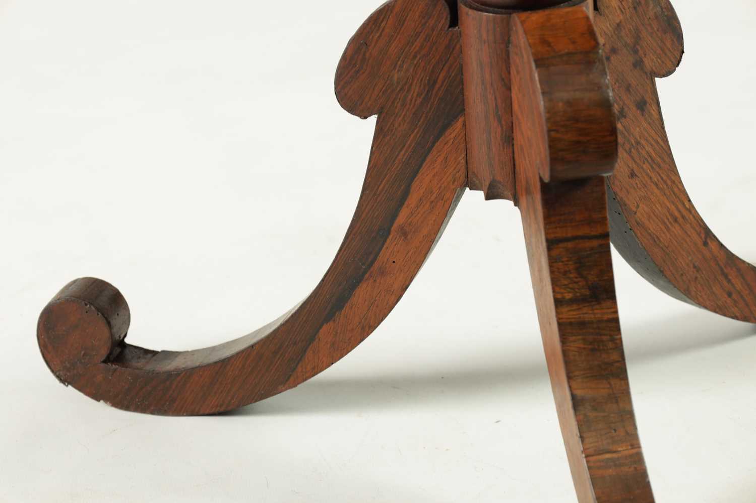 A 19TH CENTURY SPECIMEN INLAID AND ROSEWOOD OCCASIONAL TABLE - Image 7 of 10