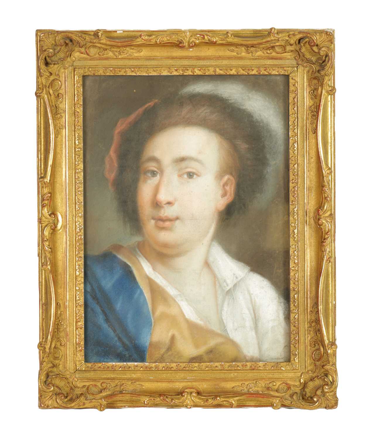 AN EARLY 18TH CENTURY PASTEL PORTRAIT OF A GENTLEMAN