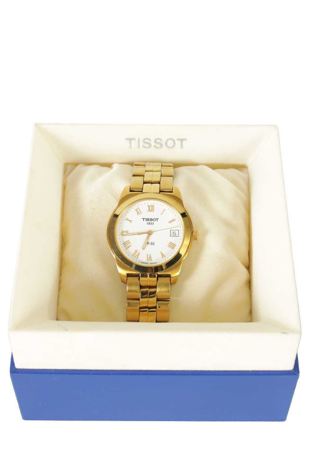 A GENTLEMAN’S GOLD PLATED TISSOT WRISTWATCH - Image 2 of 6
