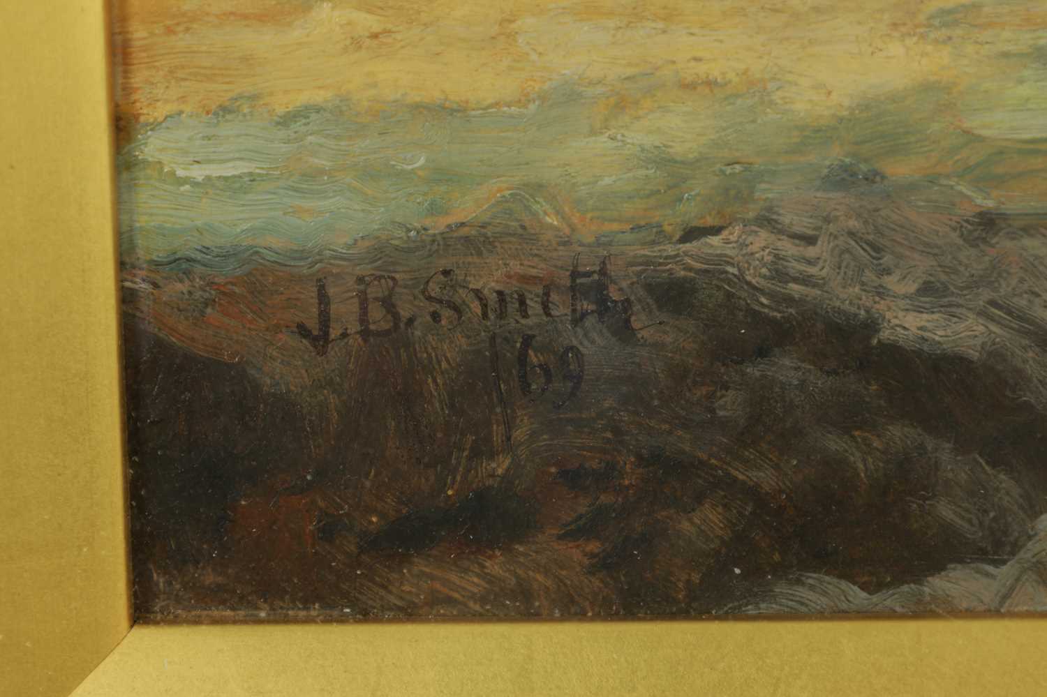 JOHN BRANDON SMITH. A 19TH CENTURY OIL ON CANVAS - Image 3 of 5