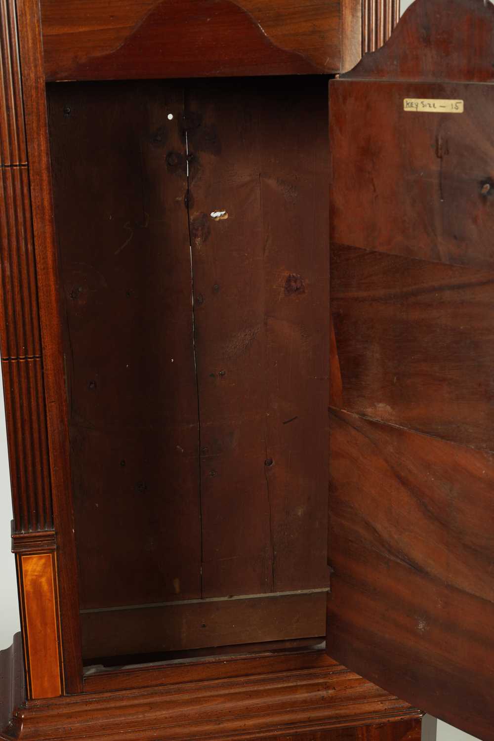 STONES, BLACKBURN. AN EARLY 19TH CENTURY MAHOGANY ‘AXE MOON’ LONGCASE CLOCK - Image 10 of 12