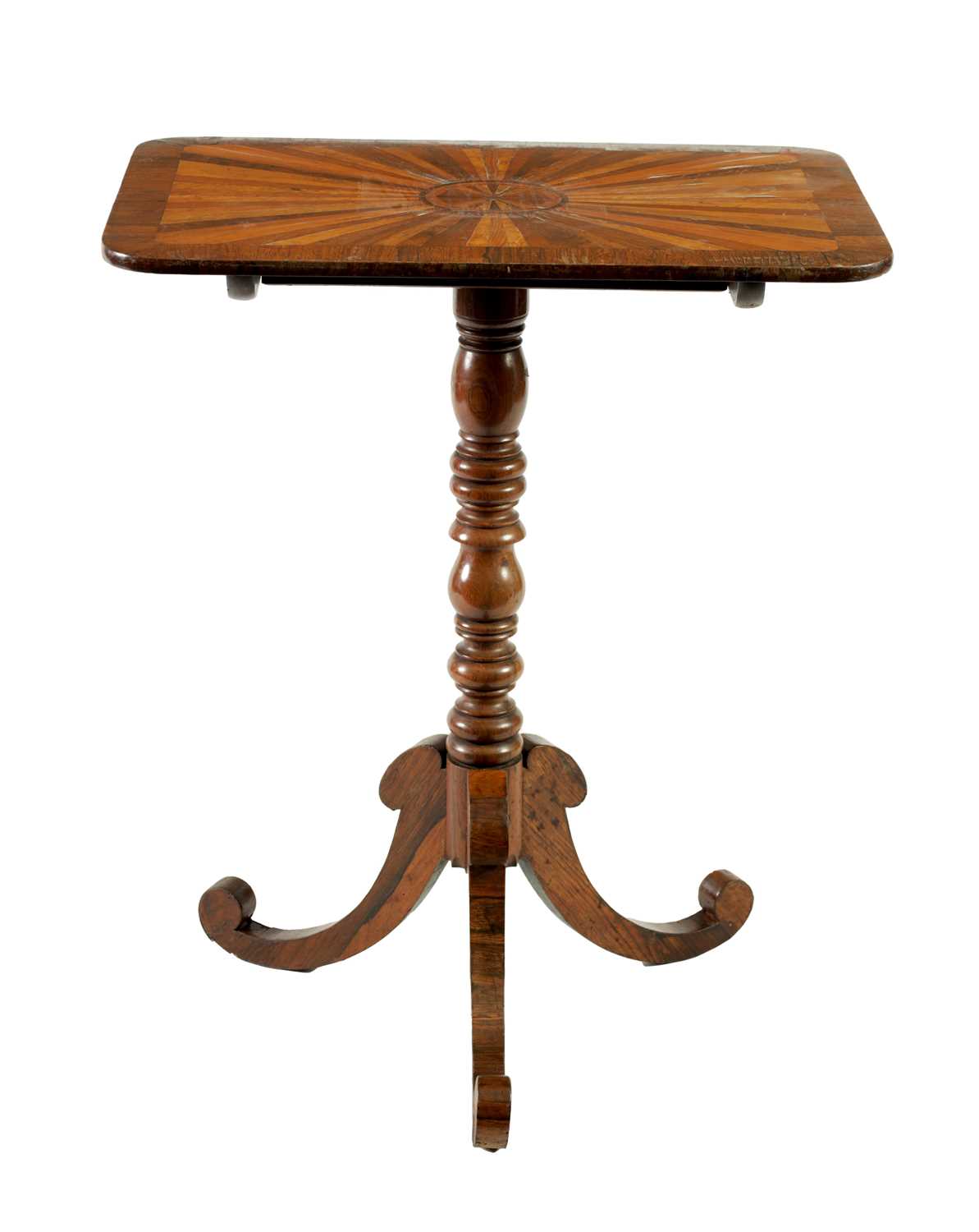 A 19TH CENTURY SPECIMEN INLAID AND ROSEWOOD OCCASIONAL TABLE - Image 2 of 10