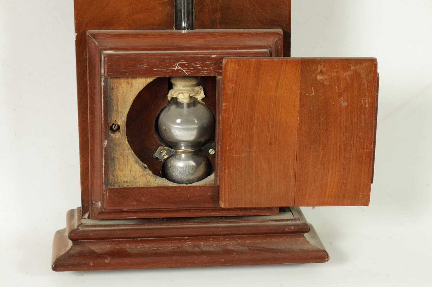 A 19TH CENTURY FRENCH MAHOGANY STICK BAROMETER - Image 5 of 6