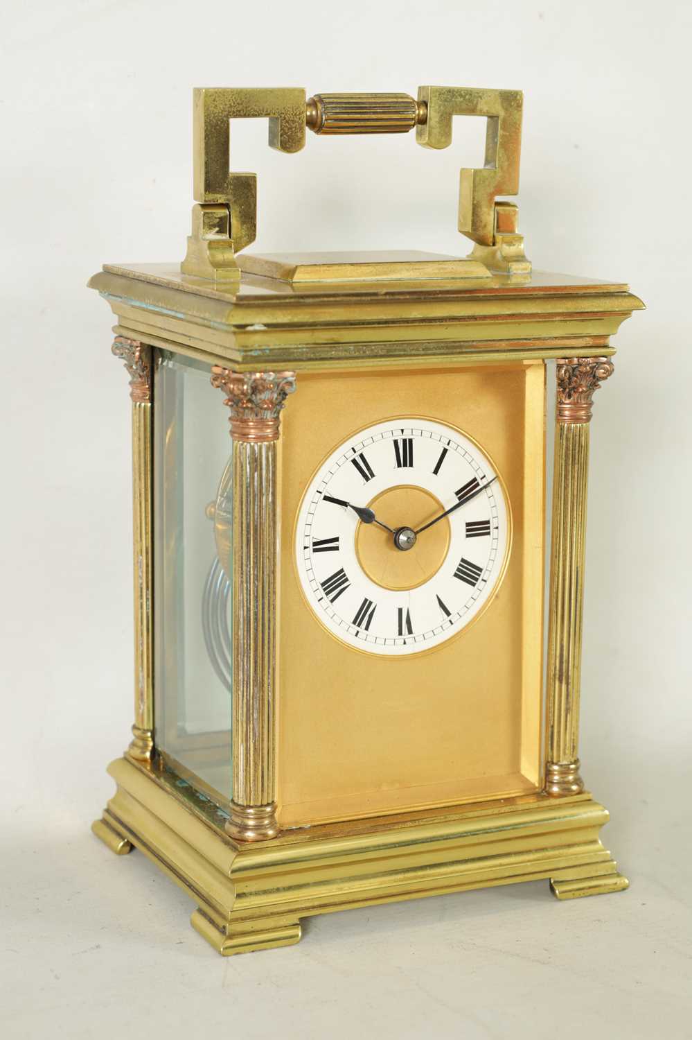 A LATE 19TH CENTURY FRENCH GIANT CARRIAGE STYLE CLOCK - Image 3 of 9