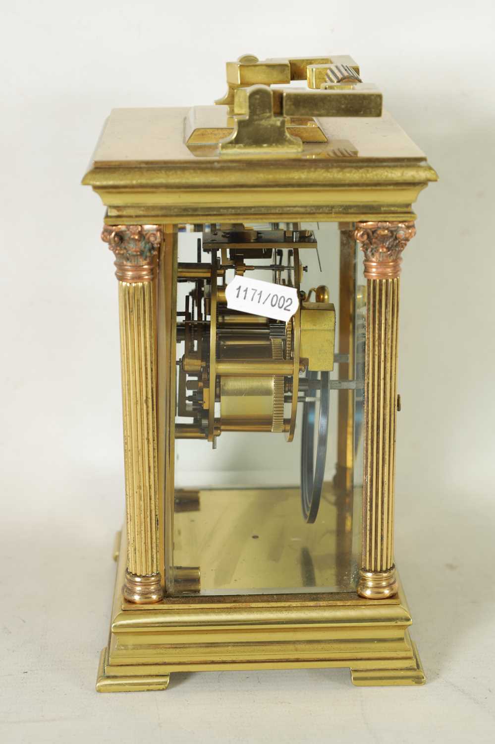 A LATE 19TH CENTURY FRENCH GIANT CARRIAGE STYLE CLOCK - Image 6 of 9
