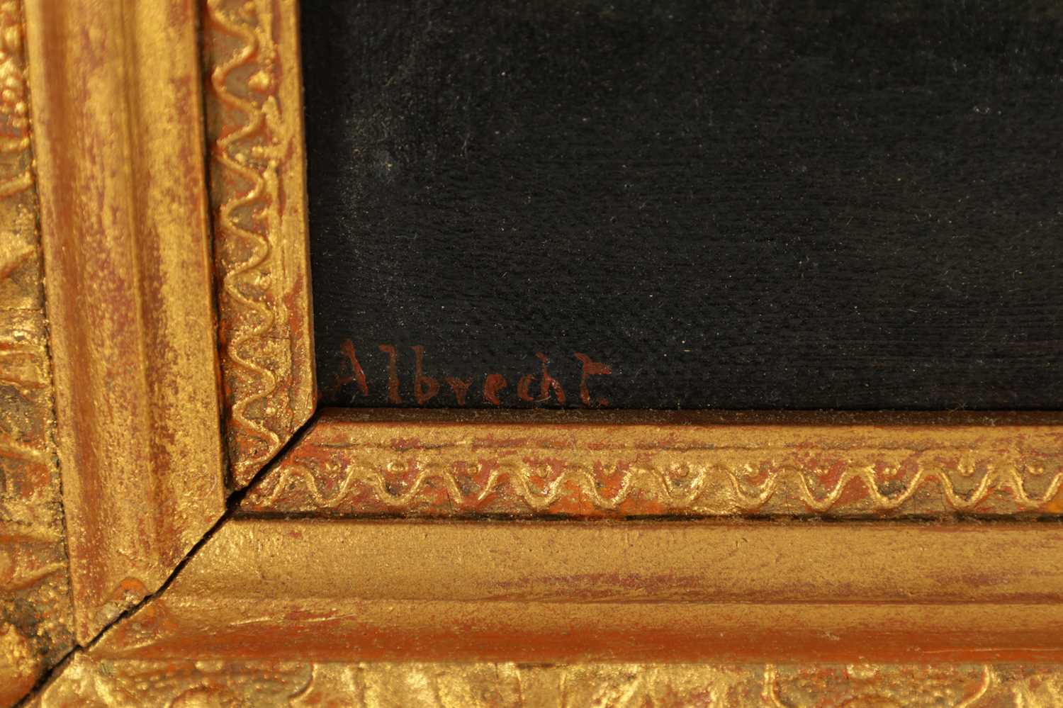 M. ALBRECHT. A 19TH CENTURY OIL ON CANVAS. - Image 3 of 5