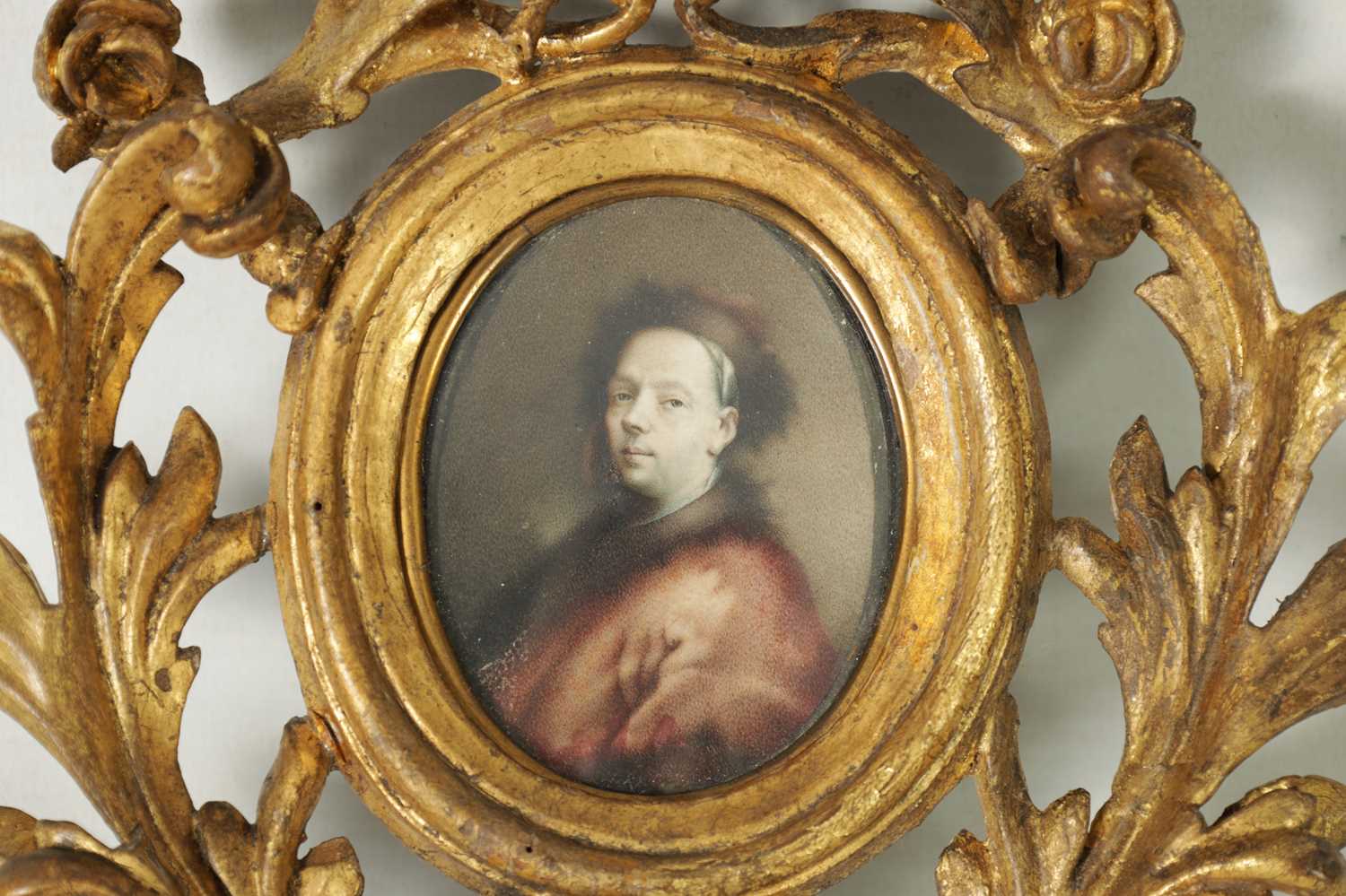 AN 18TH CENTURY WATERCOLOUR - PORTRAIT MINIATURE OF A GENTLEMAN - Image 3 of 9
