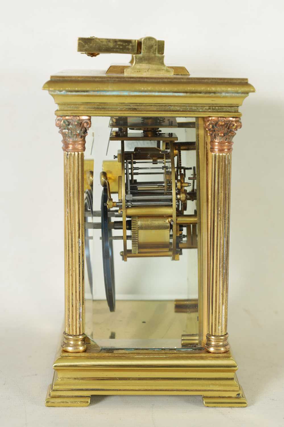 A LATE 19TH CENTURY FRENCH GIANT CARRIAGE STYLE CLOCK - Image 5 of 9