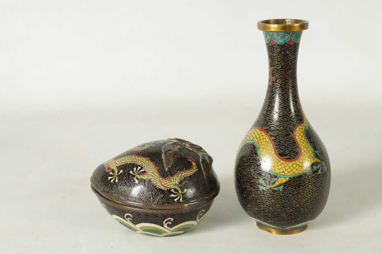 TWO PIECES OF CHINESE CLOISONNÉ ENAMEL - Image 6 of 14