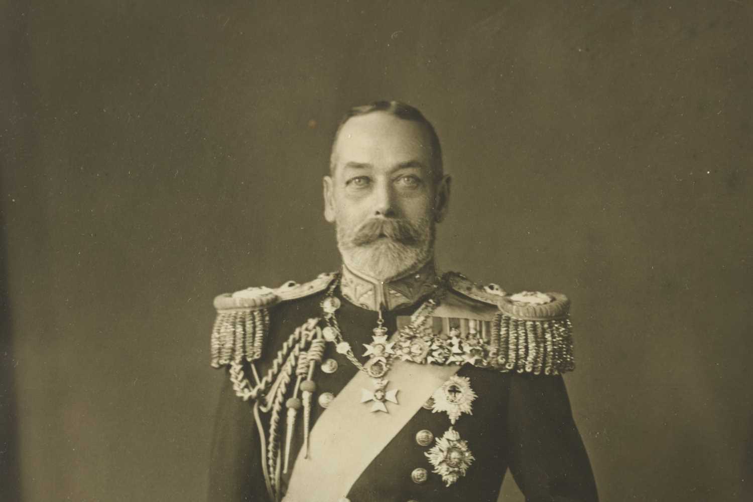 OF ROYAL INTEREST. A PAIR OF SIGNED FULL-LENGTH PORTRAIT PHOTOGRAPHS OF GEORGE V AND QUEEN MARY - Image 8 of 13