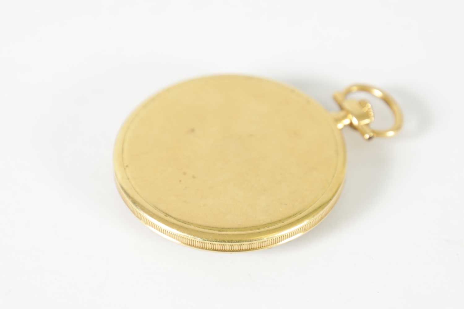 A 9CT GOLD LONGINES OPEN FACE POCKET WATCH - Image 3 of 5