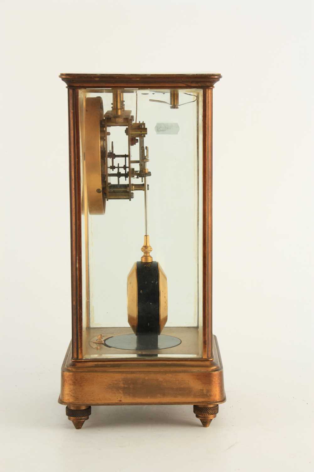 L. LEROY & CO. PARIS A RARE AND GOOD QUALITY EARLY 20TH CENTURY ELECTRIC FOUR-GLASS MANTEL CLOCK - Image 5 of 5