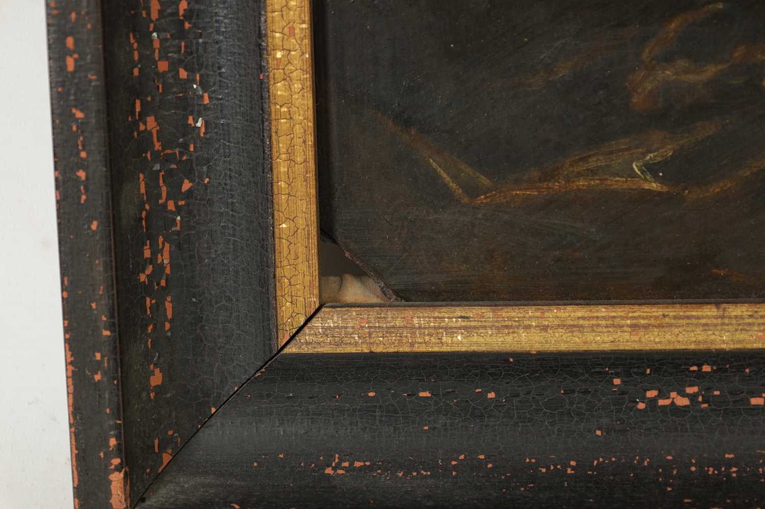 A 17TH CENTURY DUTCH OIL ON OAK PANEL - Image 3 of 5