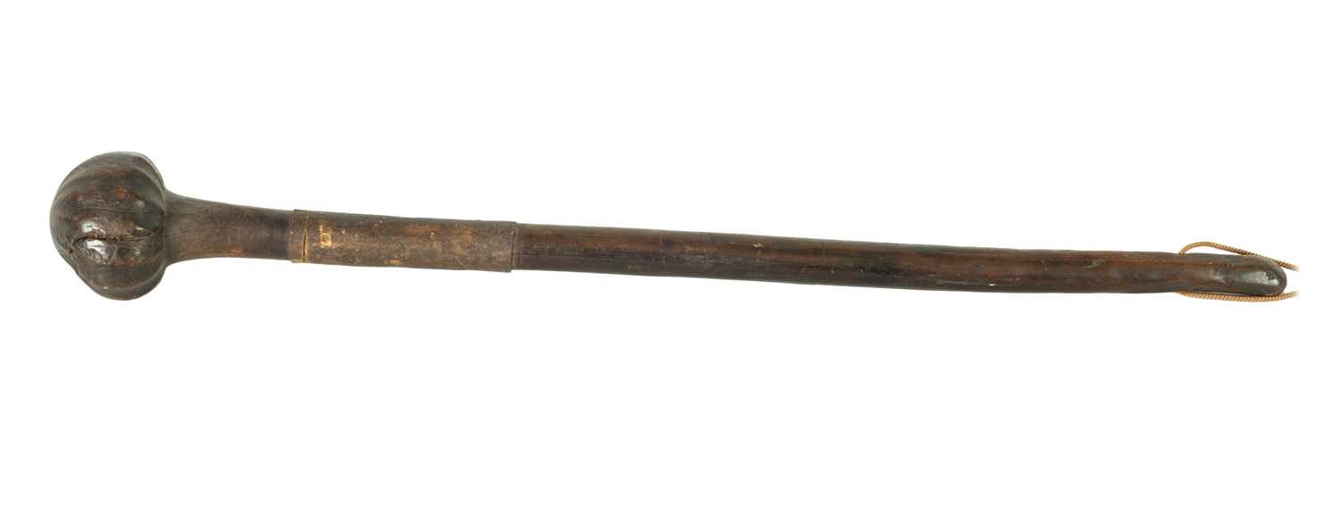 A 19TH CENTURY FIJIAN HARDWOOD WAR CLUB