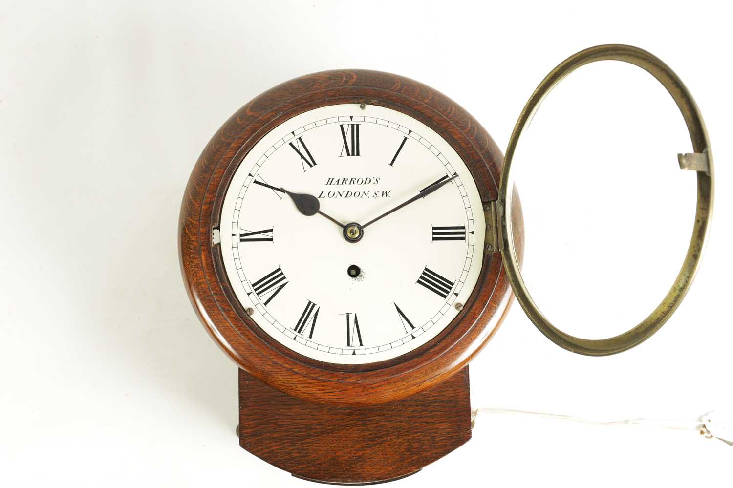 A LATE 19TH CENTURY ENGLISH 8” DIAL FUSEE WALL CLOCK - Image 3 of 9