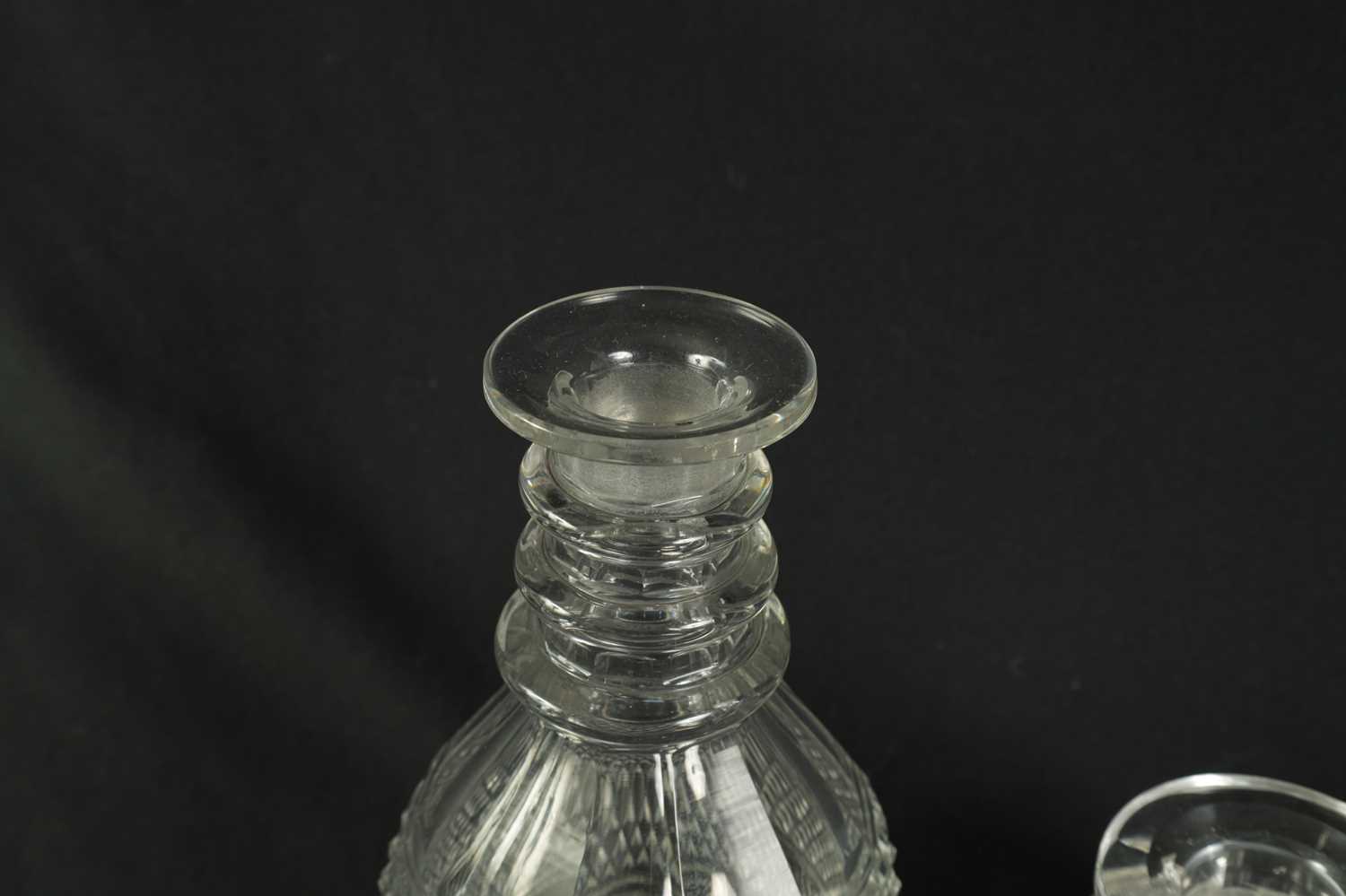 A PAIR OF 19TH CENTURY CUT GLASS DECANTERS - Image 30 of 63