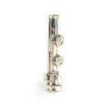 A HIGH END SILVER STERLING FOOT JOINT FROM SANKYO FLUTE