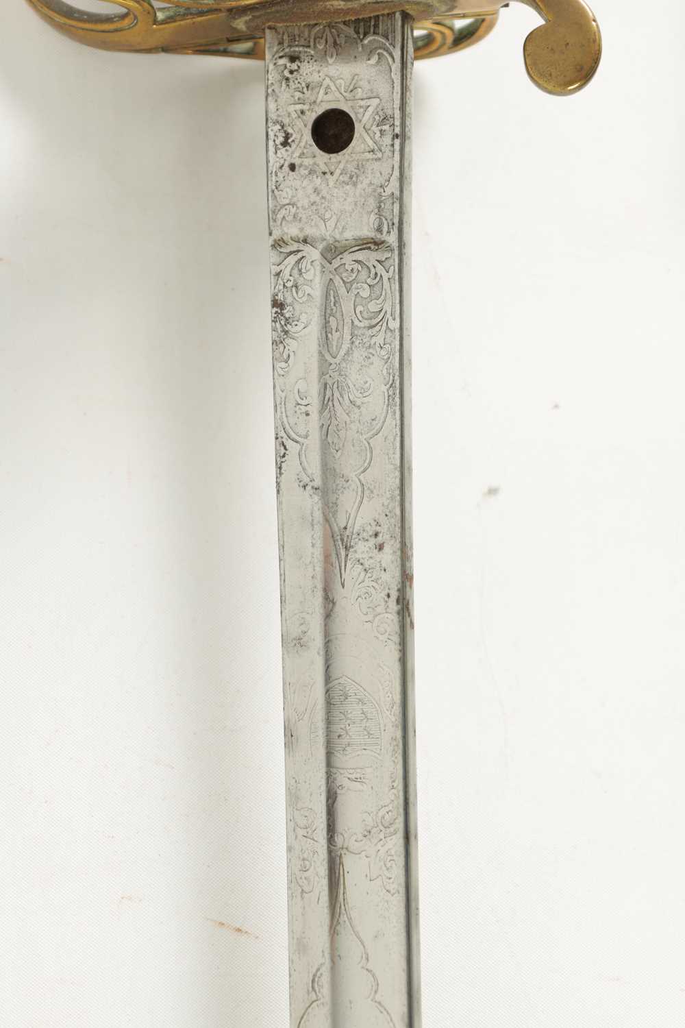 A VICTORIAN 1822 PATTERN INFANTRY OFFICER'S SWORD - Image 11 of 12