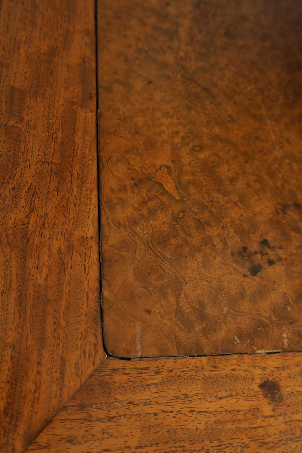 A LATE 19TH CENTURY CHINESE HARDWOOD AND BURRWOOD SQUARE TOP TABLE - Image 7 of 35