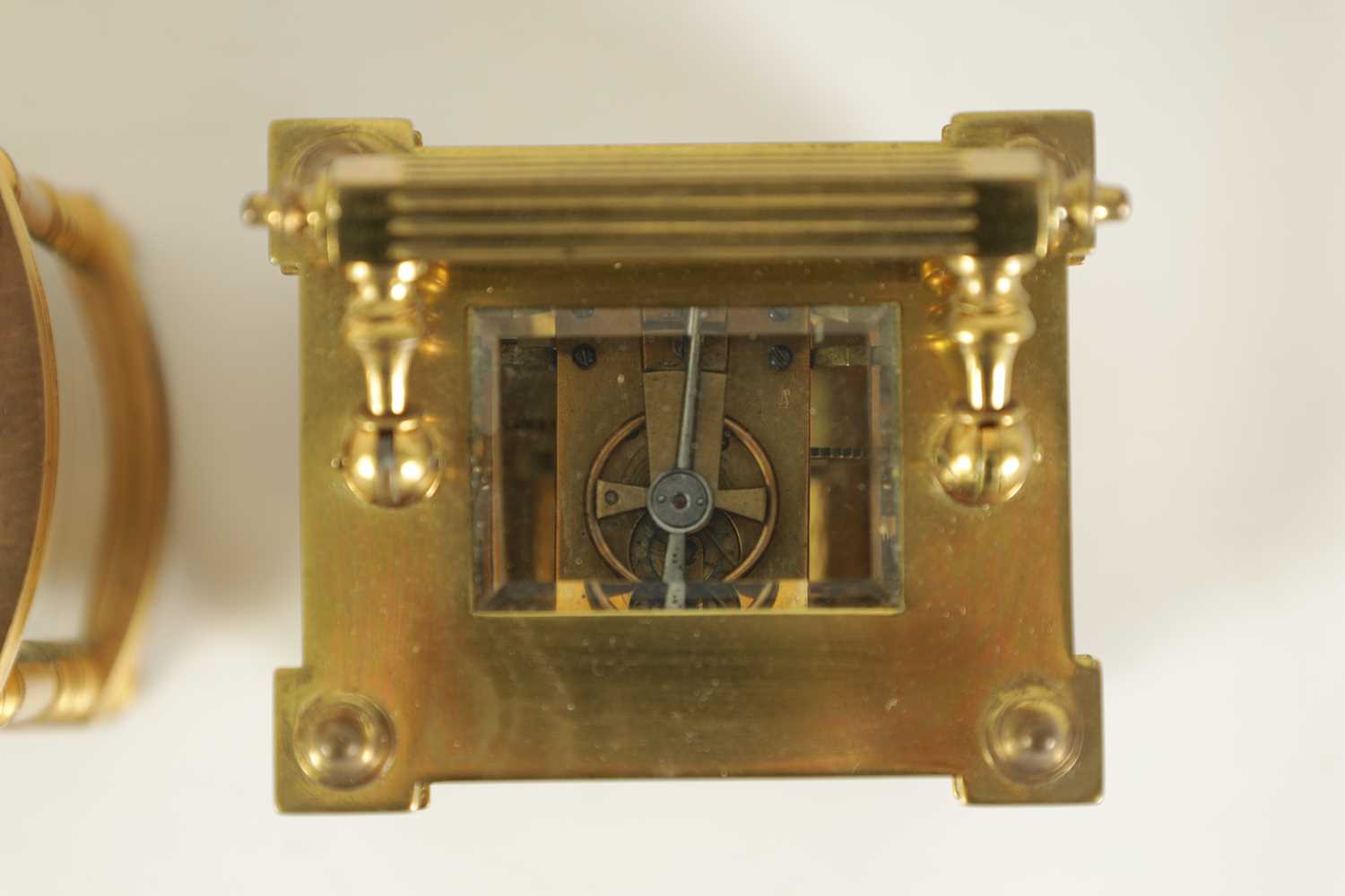 TWO LATE 19TH CENTURY FRENCH CARRIAGE CLOCKS - Image 8 of 14