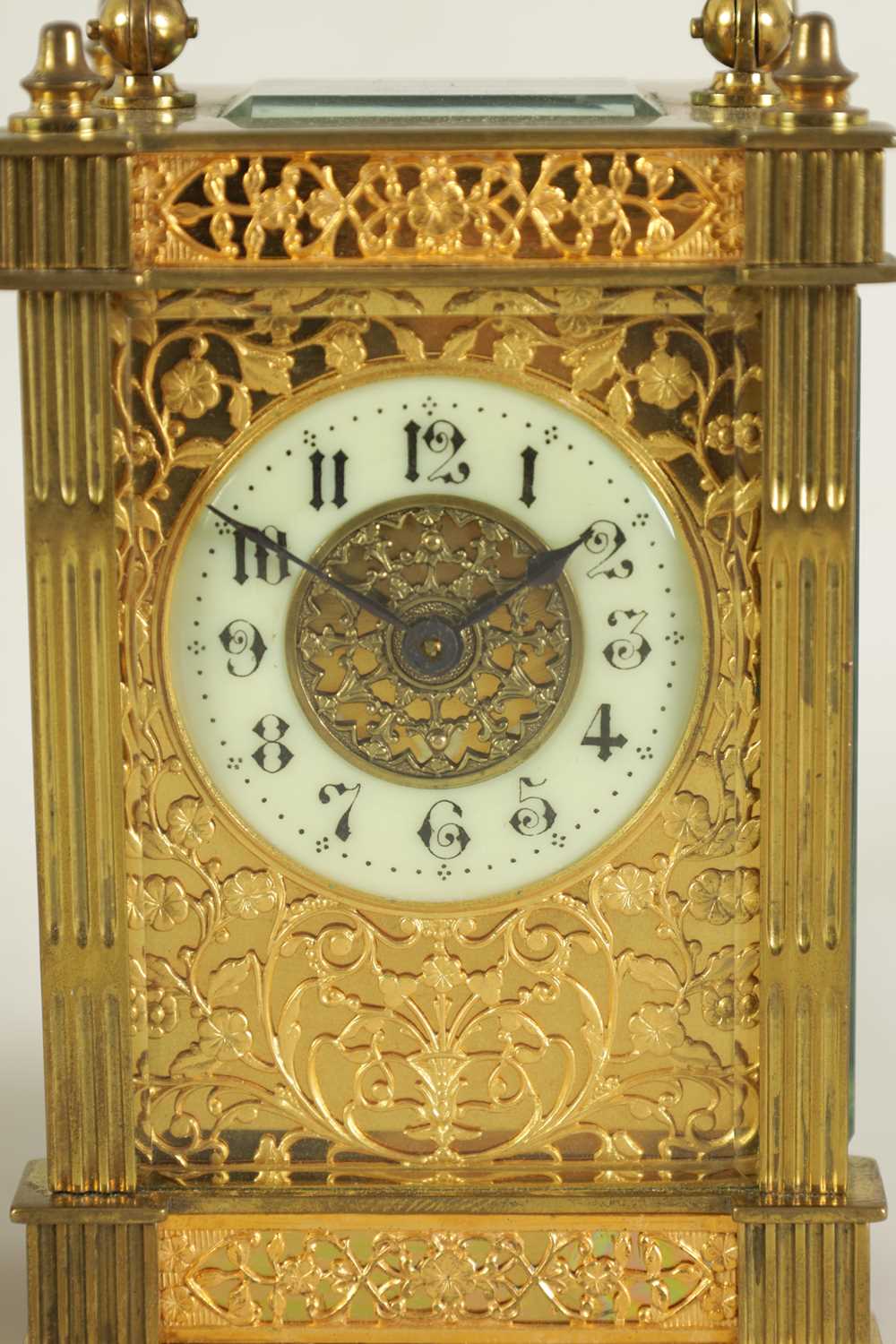 TWO LATE 19TH CENTURY FRENCH CARRIAGE CLOCKS - Image 5 of 14