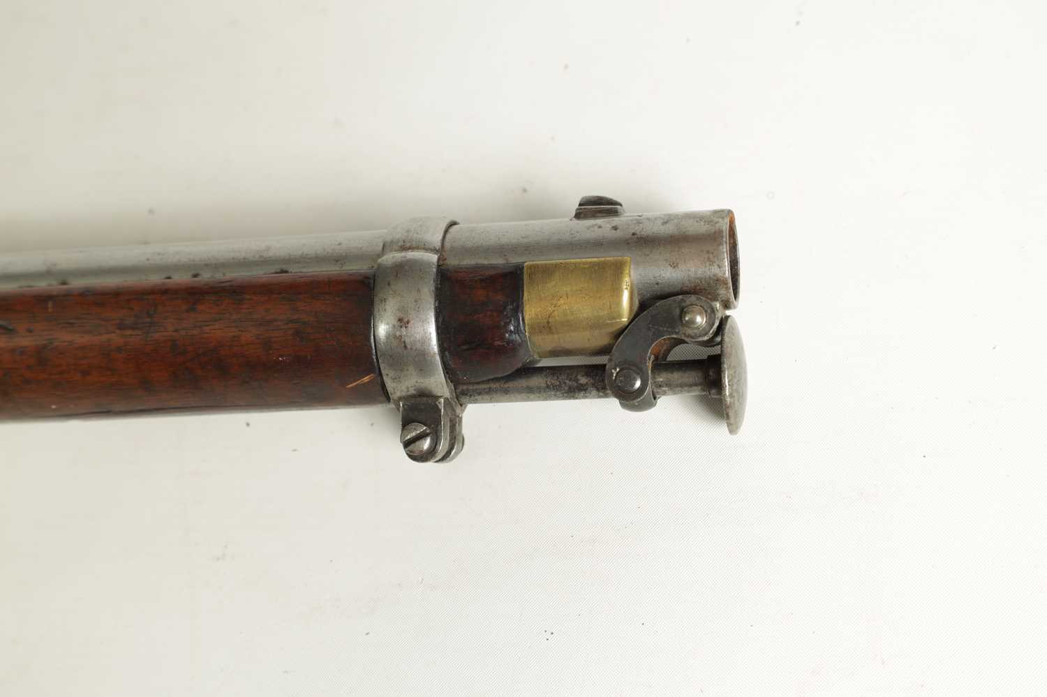 A 19TH CENTURY BRITISH MILITARY PERCUSSION SERVICE CARBINE - Image 8 of 12