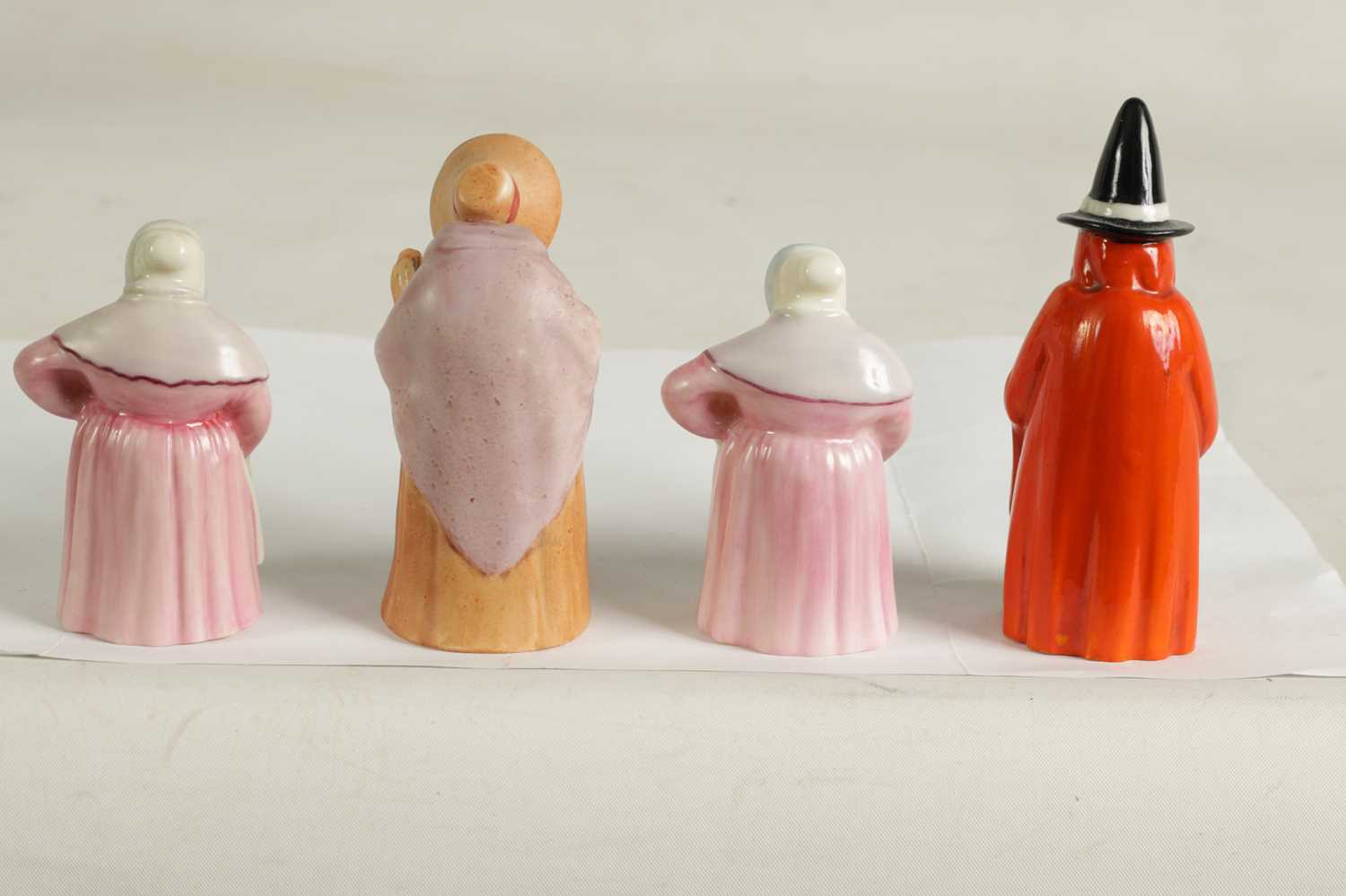 A COLLECTION OF FOUR ROYAL WORCESTER CANDLE EXTINGUISHERS - Image 7 of 12