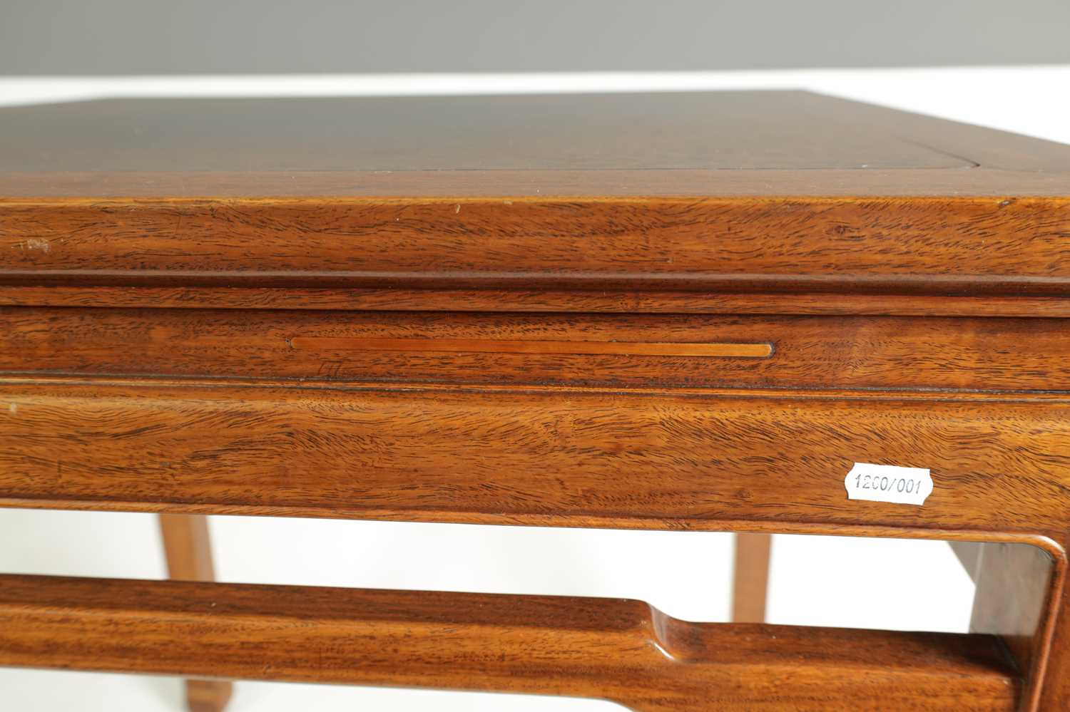 A LATE 19TH CENTURY CHINESE HARDWOOD AND BURRWOOD SQUARE TOP TABLE - Image 6 of 35