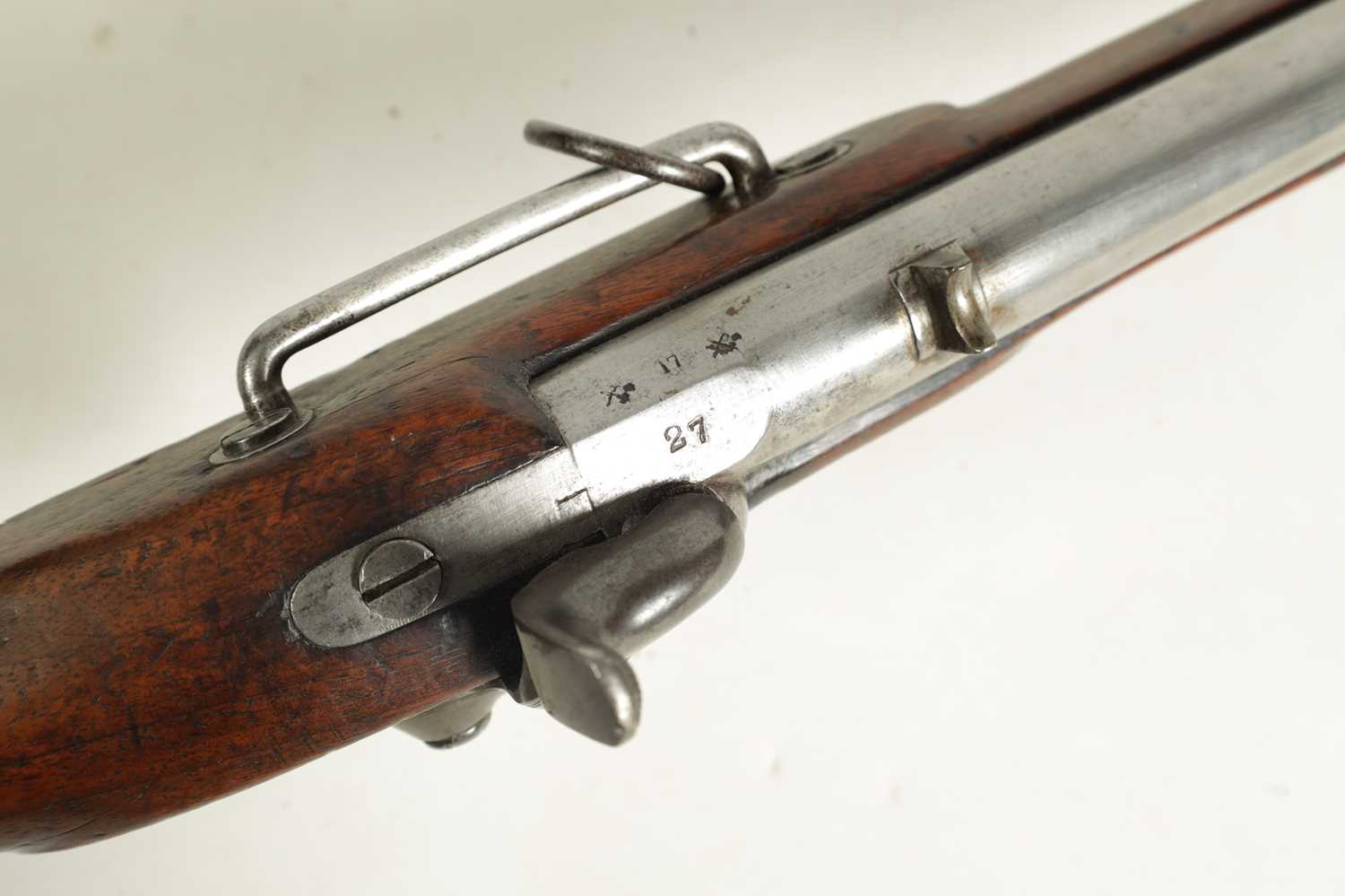 A 19TH CENTURY BRITISH MILITARY PERCUSSION SERVICE CARBINE - Image 7 of 12