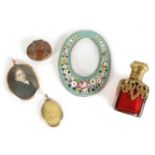AN INTERESTING COLLECTION OF FIVE 19TH CENTURY ITEMS