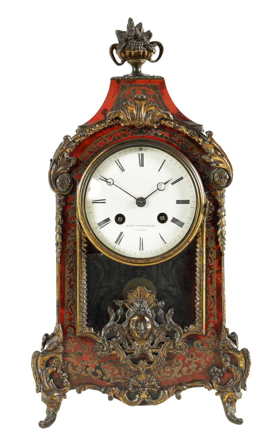 FRENCH BOULLE MANTEL CLOCK