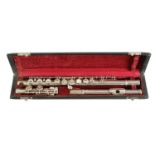 A FRENCH SILVER-PLATED FLUTE BY DJALMA JULLIOT