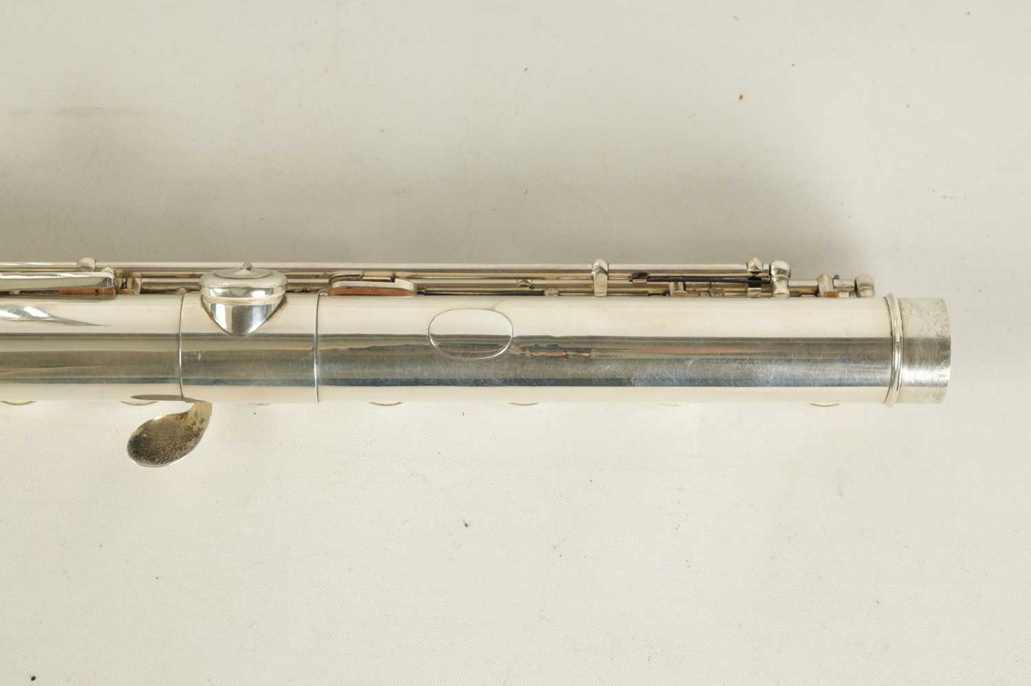 A MID 19TH CENTURY SOLID SILVER CONCERT FLUTE BY LOUIS LOT, PARIS. NO. 1056 - Image 11 of 11