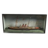 A 19TH CENTURY SHIP'S DIORAMA