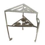 AN 18TH/19TH-CENTURY IRONWORK TRIANGULAR FOOTMAN