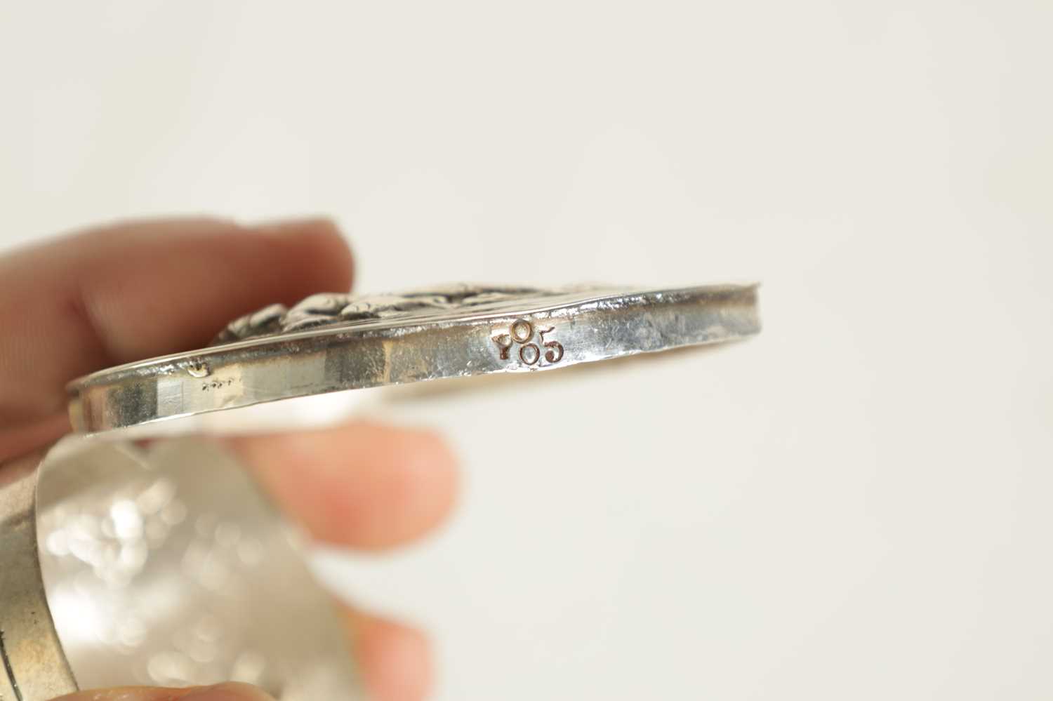 A COLLECTION OF FOUR LATE 19TH CENTURY INDIAN SILVER TRINKET BOXES - Image 13 of 14