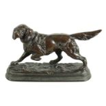 ALFRED DUBUCAND (1828-1894) A 19TH CENTURY FRENCH ANIMALIER BRONZE SCULPTURE
