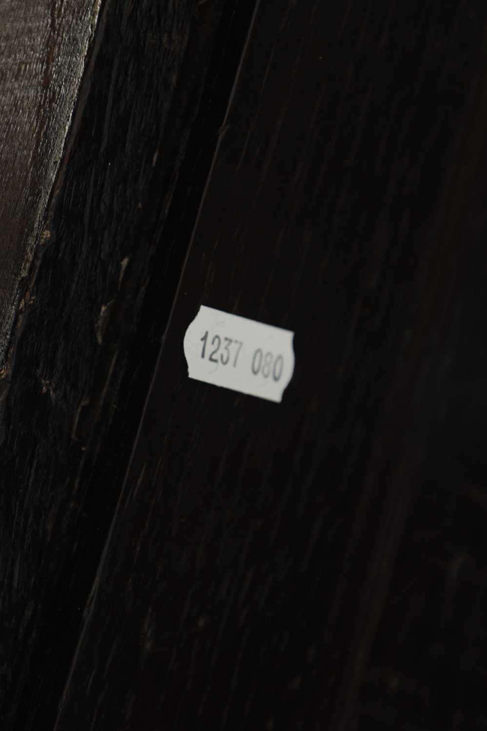 A LATE 17TH CENTURY OAK “COFFIN' CASE 30-HOUR LONGCASE CLOCK SIGNED JOHN OGDEN - Image 11 of 11