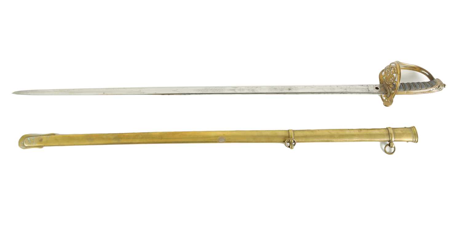 A VICTORIAN 1822 PATTERN INFANTRY OFFICER'S SWORD