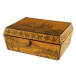 A REGENCY PENWORK BOX