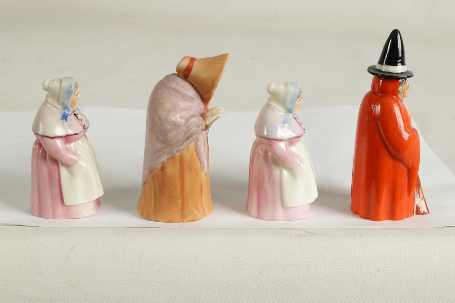 A COLLECTION OF FOUR ROYAL WORCESTER CANDLE EXTINGUISHERS - Image 6 of 12