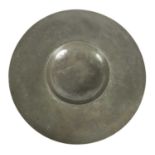 AN 18TH CENTURY PEWTER CHARGER