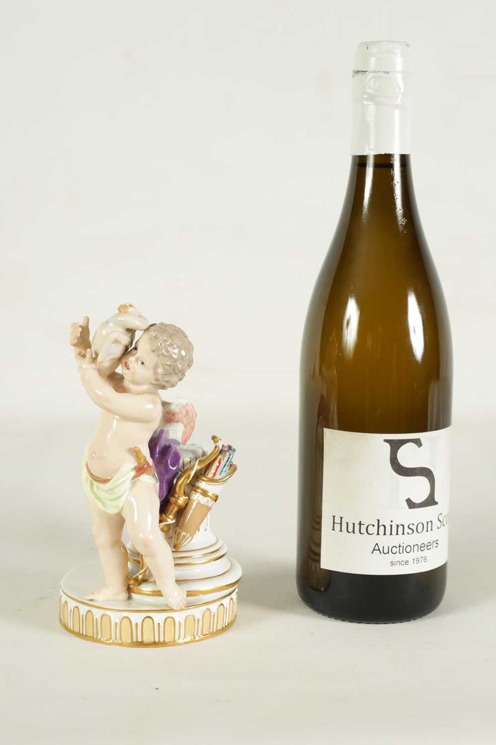 A 19TH CENTURY MEISSEN FIGURE OF CUPID - Image 2 of 8