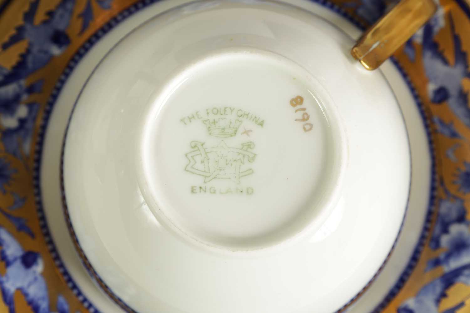 A 20TH CENTURY FOWLEY CHINA TWELVE PIECE TEA SERVICE - Image 6 of 6