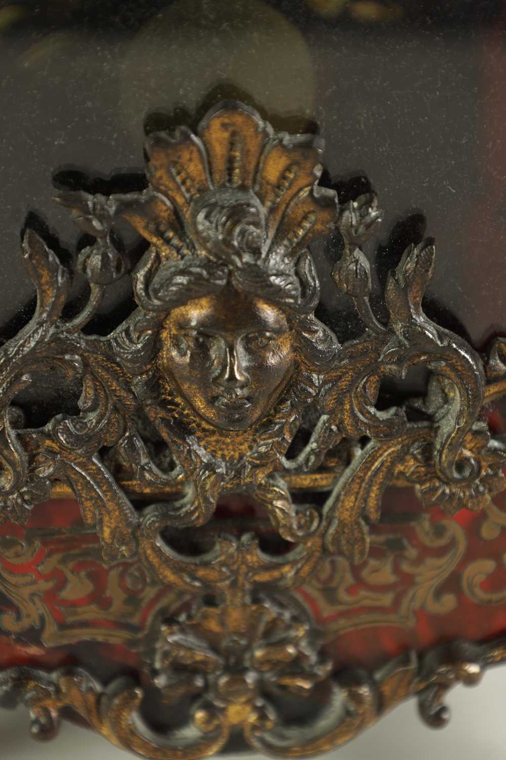 FRENCH BOULLE MANTEL CLOCK - Image 5 of 12