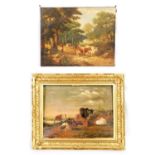 A PAIR OF 19TH CENTURY OILS ON CANVAS