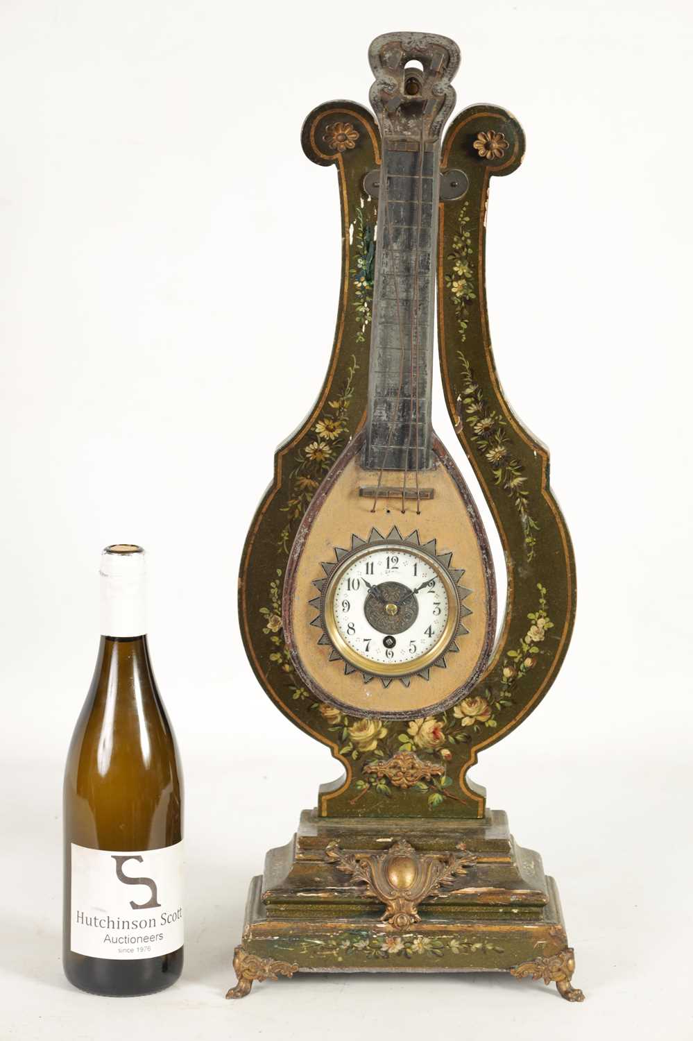 A RARE LATE 19TH CENTURY FRENCH SWINGING MYSTERY CLOCK OF LARGE SIZE - Image 12 of 12