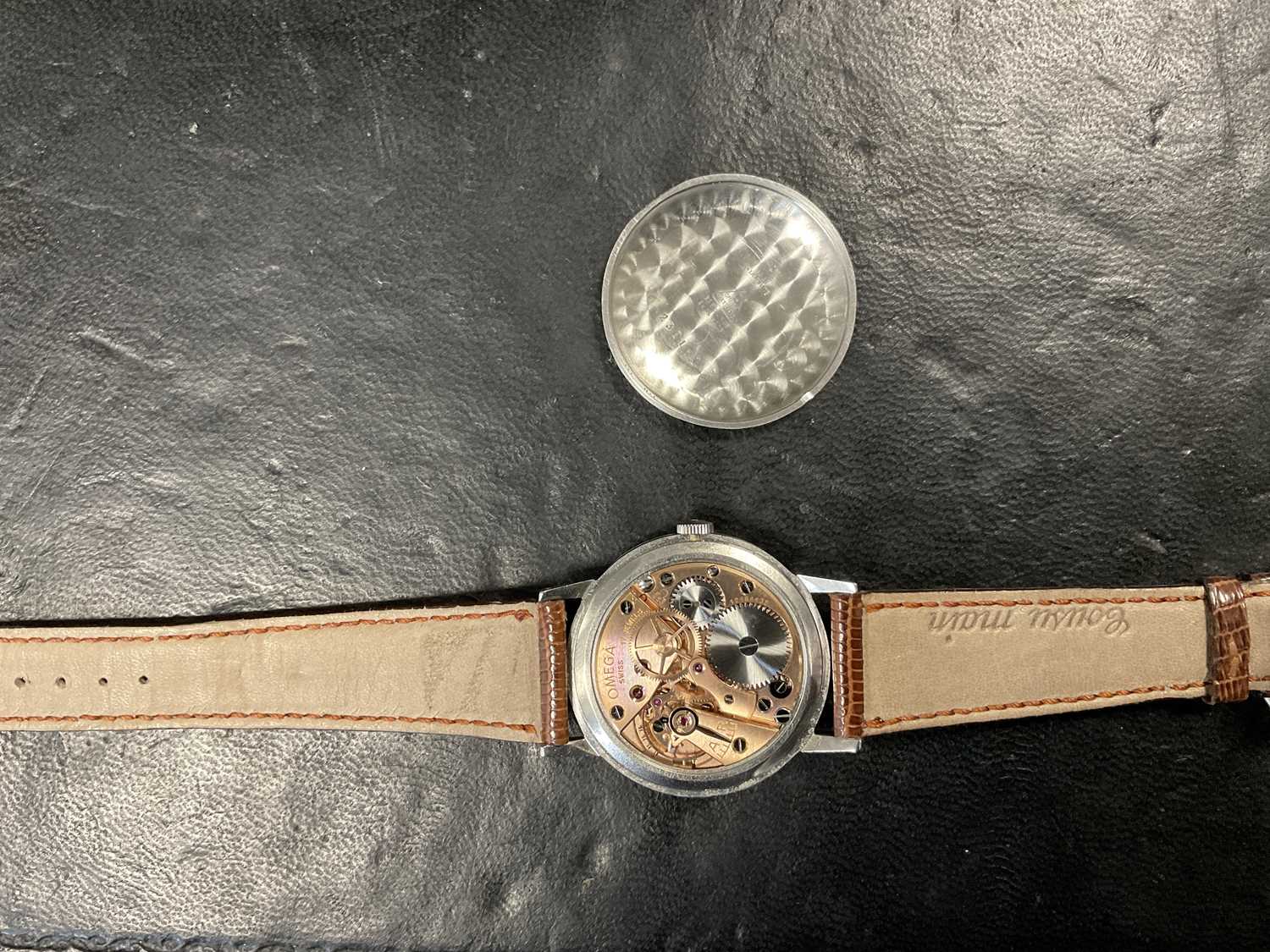 A GENTLEMAN’S VINTAGE STEAL JUMBO OMEGA WRISTWATCH - Image 6 of 6